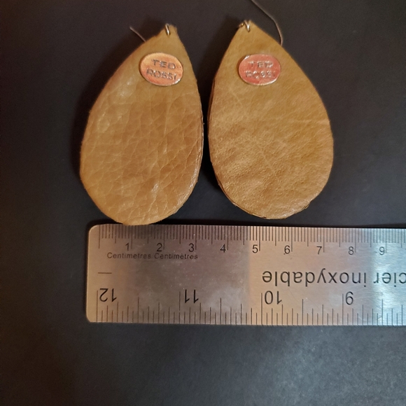 Ted Rossi Python and Crystal Statement Earrings - Picture 5 of 7